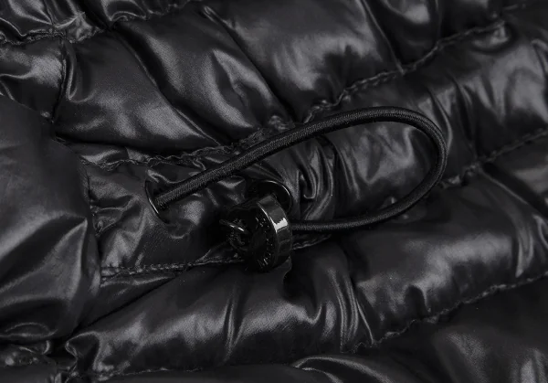 モンクレールMONCLER CHALAIN GIUBBOTTO ナイロンポンチョダウンジャケット 黒0 K-128907_012