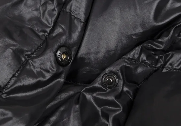 モンクレールMONCLER CHALAIN GIUBBOTTO ナイロンポンチョダウンジャケット 黒0 K-128907_013