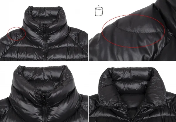 モンクレールMONCLER CHALAIN GIUBBOTTO ナイロンポンチョダウンジャケット 黒0 K-128907_003