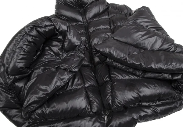 モンクレールMONCLER CHALAIN GIUBBOTTO ナイロンポンチョダウンジャケット 黒0 K-128907_006