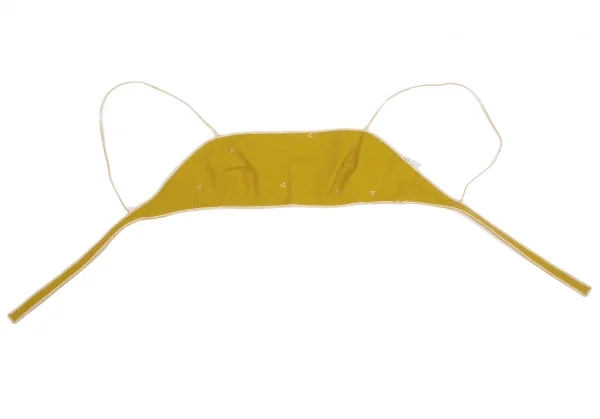 イッセイミヤケISSEY MIYAKE三つ星プリントキャミソール 黄色M K-128930_003