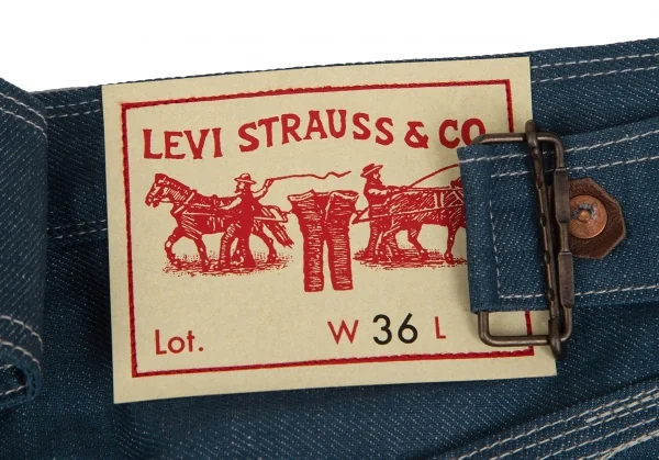 ジュンヤワタナベ マン コムデギャルソン×リーバイスJUNYA WATANABE MAN COMME des GARCONS×Levi's コットンリネン樹皮加工デニムパンツ 青他M K-128936_014