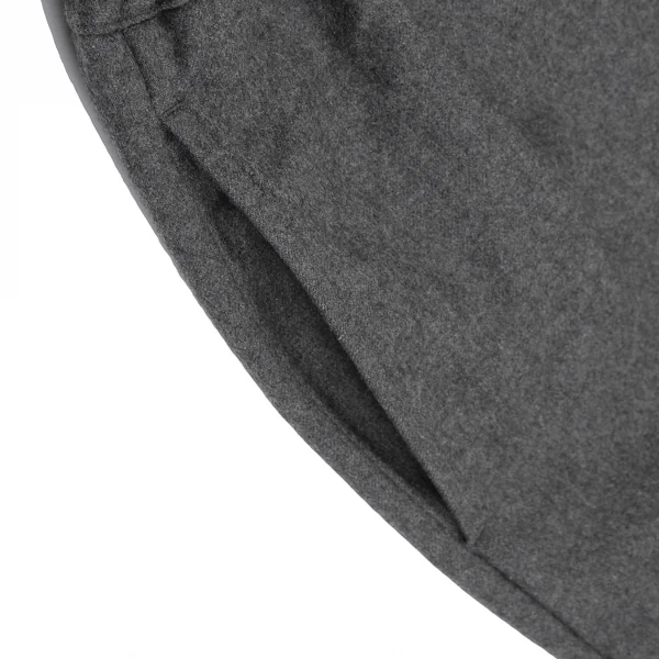 コムデギャルソン オムドゥCOMME des GARCONS HOMME DEUX ウールテーパードパンツ グレーS K-128942_006