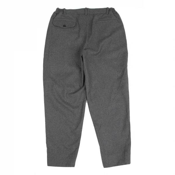 コムデギャルソン オムドゥCOMME des GARCONS HOMME DEUX ウールテーパードパンツ グレーS K-128942_009