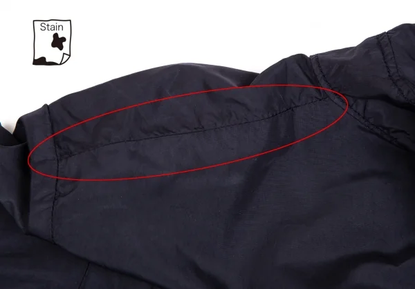 マリテフランソワジルボーMARITHE + FRANCOIS GIRBAUD 製品染めナイロンシャーリングジャケット 紺M K-128958_017