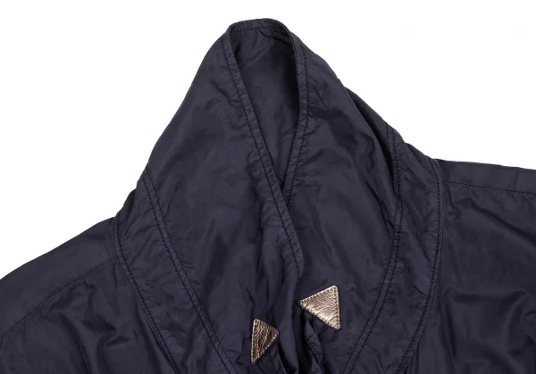 マリテフランソワジルボーMARITHE + FRANCOIS GIRBAUD 製品染めナイロンシャーリングジャケット 紺M K-128958_004