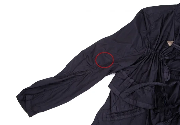 マリテフランソワジルボーMARITHE + FRANCOIS GIRBAUD 製品染めナイロンシャーリングジャケット 紺M K-128958_006