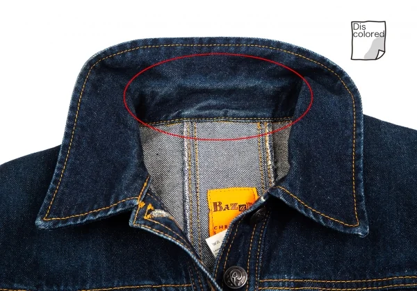 クリスチャンラクロワバザールCHRISTIAN LACROIX BAZAR バックレースアップワッペンデニムジャケット インディゴ38 K-128962_005