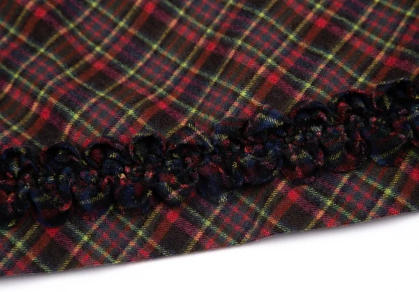 モスキーノ チープアンドシックMOSCHINO cheap&chic コサージュ装飾チェック切替ノースリーブワンピース マルチ38 K-128965_008