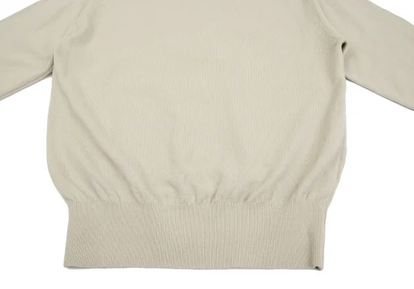 コムデギャルソンオムCOMME des GARCONS HOMME ウールナイロンモックネックニット ベージュM位 K-128979_011
