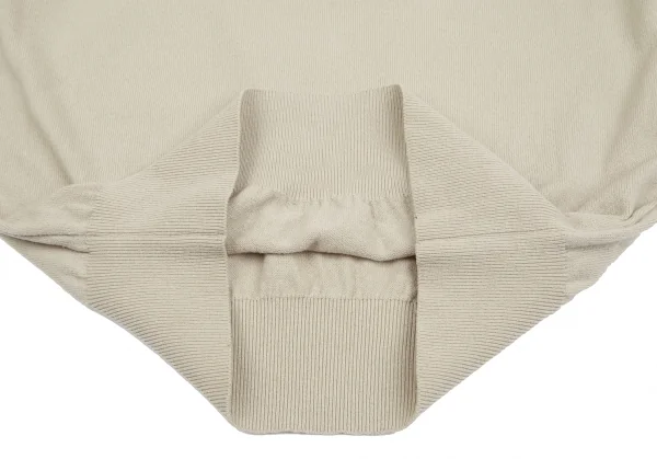 コムデギャルソンオムCOMME des GARCONS HOMME ウールナイロンモックネックニット ベージュM位 K-128979_012