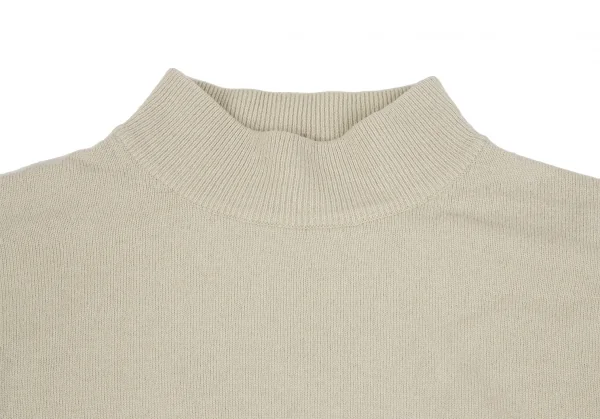 コムデギャルソンオムCOMME des GARCONS HOMME ウールナイロンモックネックニット ベージュM位 K-128979_004