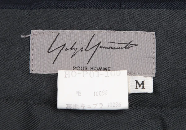 Yohji Yamamoto POUR HOMME Wool Gabardine Tapered Pants K-128998_012