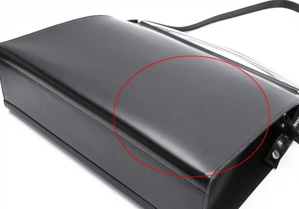 イザックY'SACCS 2WAYメタルハンドルショルダーバッグ 黒 K-129012_009