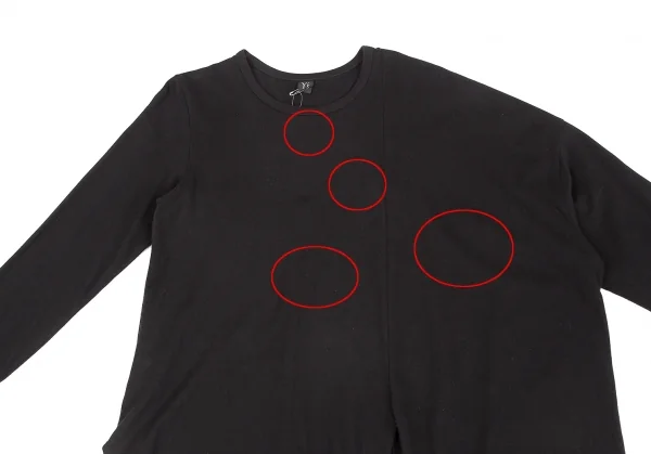 Y's Cotton Asymmetry T Shirt K-129037_003