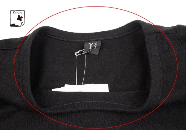 Y's Cotton Asymmetry T Shirt K-129037_009