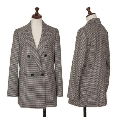 TOMORROWLAND Wool Houndstooth Double Jacket