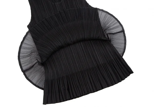 PLEATS PLEASE Mesh Layered Tank Top & Skirt K-129091_008