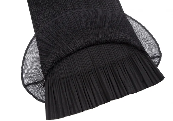 PLEATS PLEASE Mesh Layered Tank Top & Skirt K-129091_016