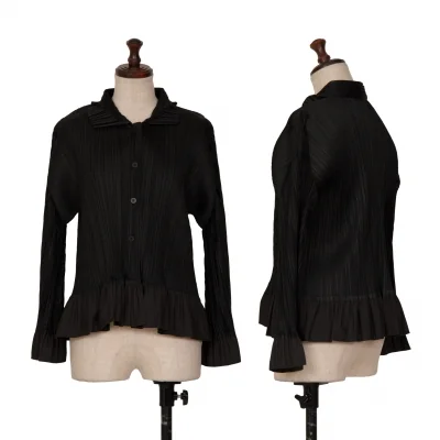 プリーツプリーズPLEATS PLEASE 裾異素材切替プリーツ