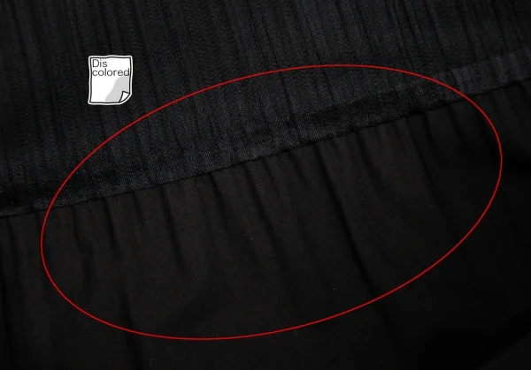 プリーツプリーズPLEATS PLEASE 裾異素材切替プリーツセットアップ 黒4・3 K-129094_015