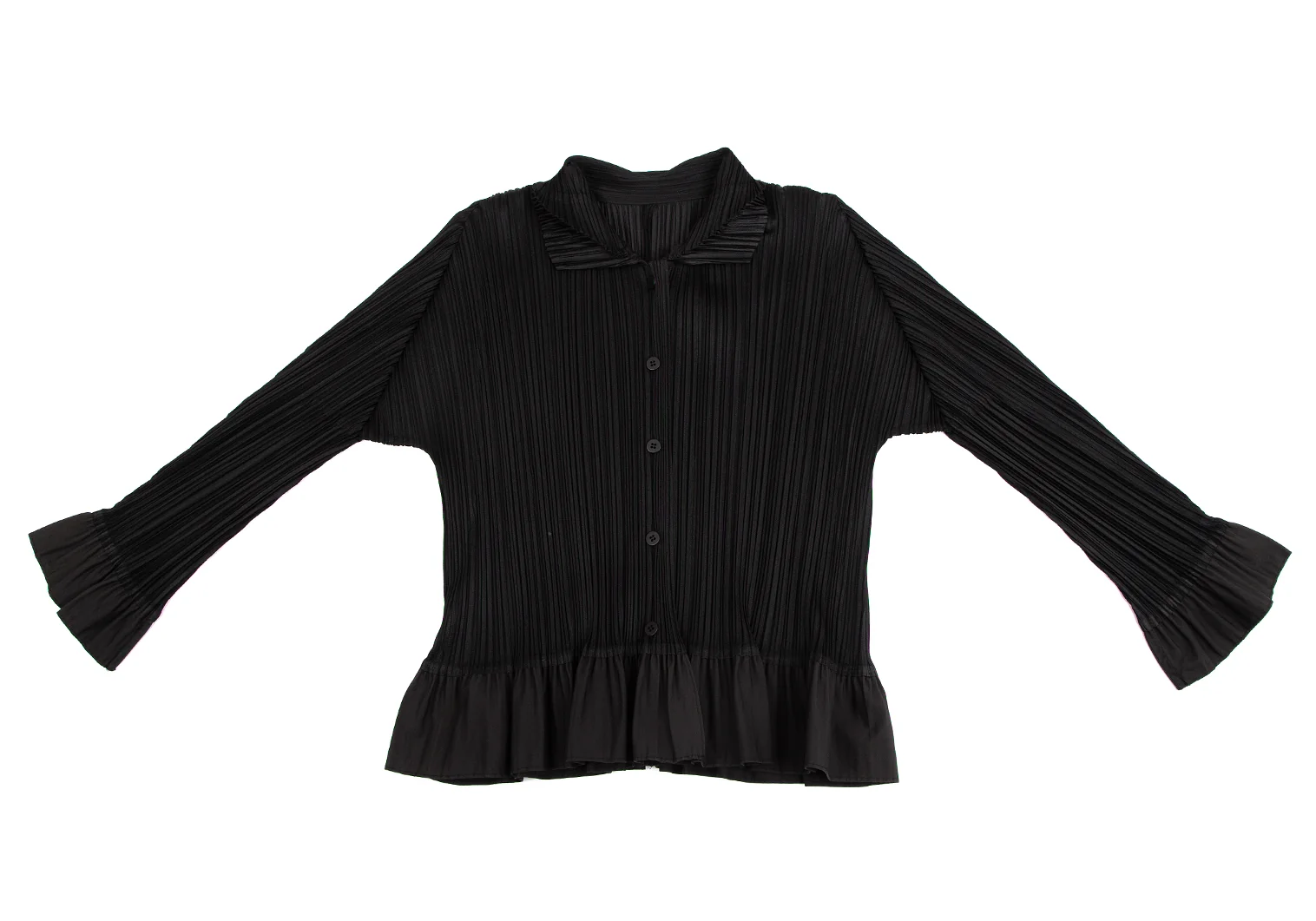 プリーツプリーズPLEATS PLEASE 裾異素材切替プリーツ