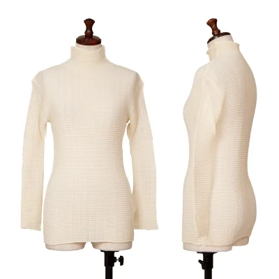 ISSEY MIYAKE PLEATS (T.) Stretch Turtleneck T Shirt