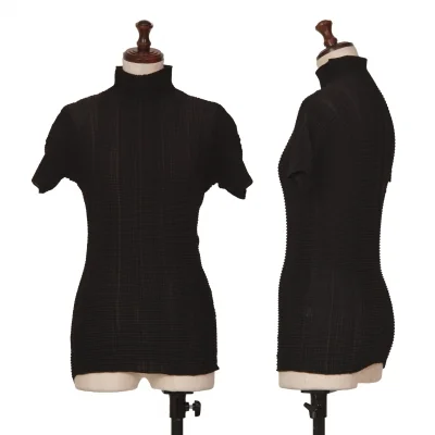 ISSEY MIYAKE PLEATS (T.) Stretch Turtleneck T Shirt