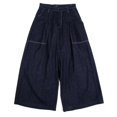 Y's Stitch Wide Jeans