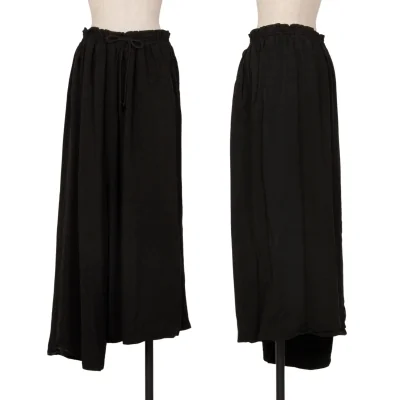 Y's Rayon Cupra Asymmetry Wide Pants