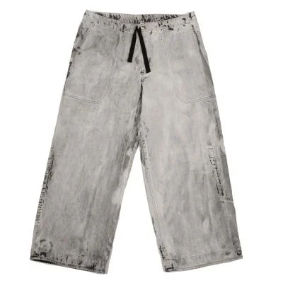 Y's Discharge Printed Pocket Design Jeans