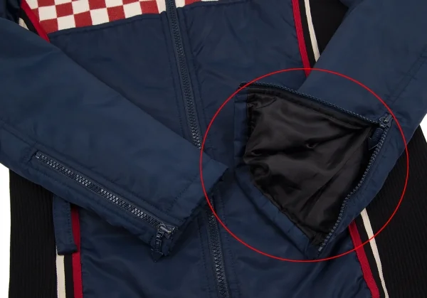 JPG by GAULTIER Check Switching Nylon Jacket K-129186_005