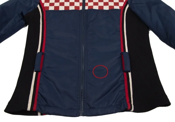 JPG by GAULTIER Check Switching Nylon Jacket K-129186_007