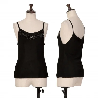 Jean-Paul GAULTIER FEMME Beads Fringe Knit Camisole