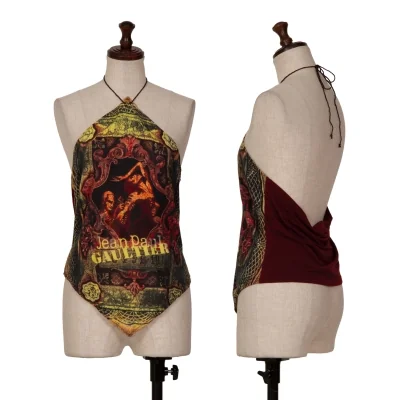 Jean-Paul GAULTIER FEMME Tattoo Artist Print Tube Top