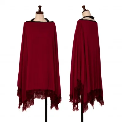 Jean-Paul GAULTIER FEMME Mesh Fringe Poncho Dress