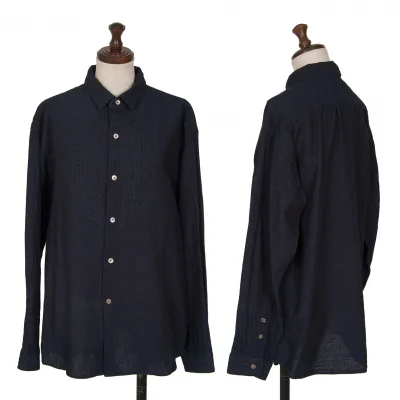 45R Indigo Dyed Stitch Long Sleeve Shirt