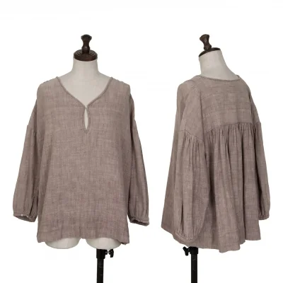 45R Dyed Cotton Long Sleeve Shirt