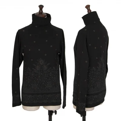 ISSEY MIYAKE HaaT Ethnic Turtle Neck Knit Sweater