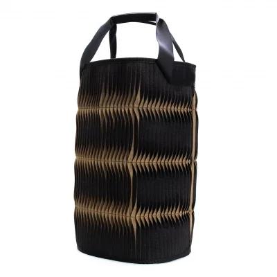 ISSEY MIYAKE Pleated Bucket Hand Bag