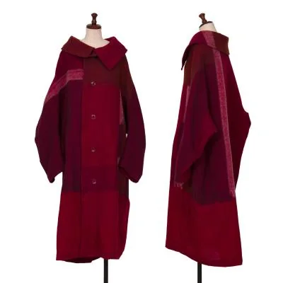 Y's Graphic Wool Coat