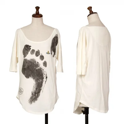 Vivienne Westwood Red Label Foot Printed Orb Embroidery T-shirt