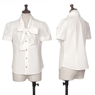 Vivienne Westwood Red Label Cotton Ribbon Tie Blouse