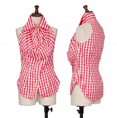 Vivienne Westwood Gold Label Checker Sleeveless Shirt