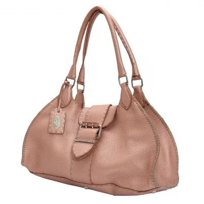 FENDI selleria Metallic Hand Bag