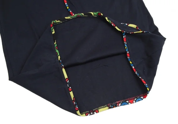 ツモリチサトTSUMORI CHISATO フラワーイラストパイピングカットソー 紺2 K-129392_009