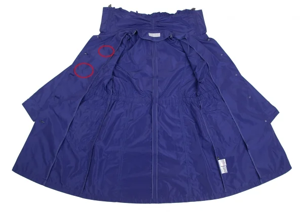 BARNEYS NEW YORK Poly Waist Shirring Coat K-129397_009