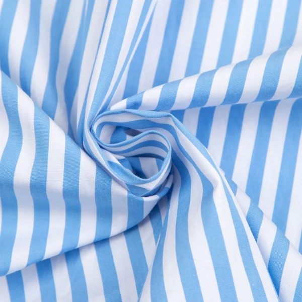 ジュンヤワタナベ コムデギャルソンJUNYA WATANABE COMME des GARCONS ラウンドカラーストライプ長袖シャツ 青白 水色白SS K-129403_018