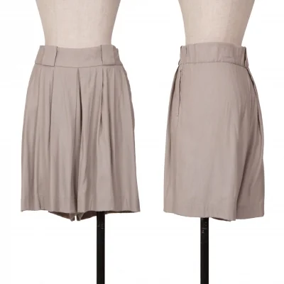 MM6 MAISON MARGIELA Wool Rayon Tuck Shorts
