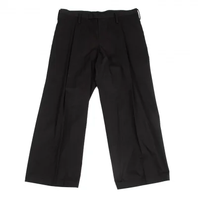 Yohji Yamamoto FEMME Cotton Tuck Wide Pants